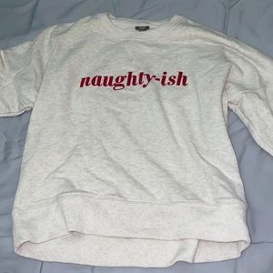 Size XS Aerie “naughty-ish” crew neck